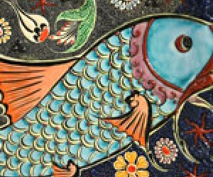 Tranh gốm Bát Tràng