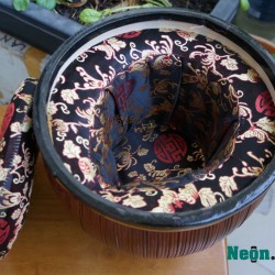 Ấm tích và giỏ ủ Bát Tràng AT02