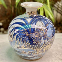 Bình hút lộc vẽ vàng Kim kê đại cát BL13 Bình hút lộc vẽ vàng Kim kê đại cát BL13