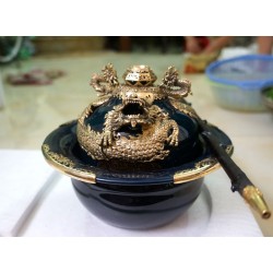 Điếu bát Chivas bọc đồng cao cấp hình rồng xanh cô ban DB30 Điếu bát Chivas bọc đồng cao cấp hình rồng xanh cô ban DB30