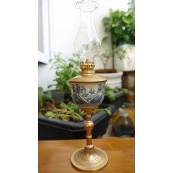 Đèn dầu giả cổ ly tròn men rạn DD13 Đèn dầu giả cổ ly tròn men rạn DD13