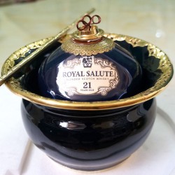 Điếu bát Chivas 21 xanh cô ban bát thắt DB23