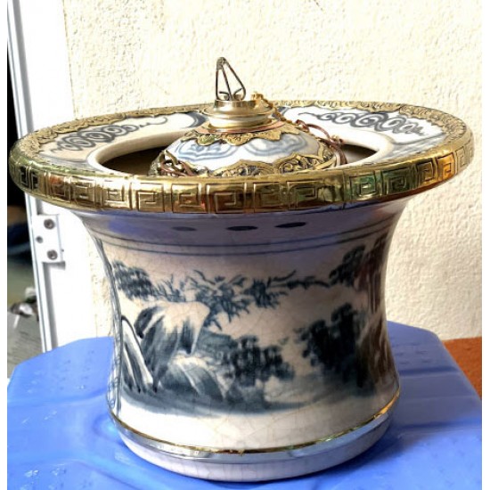 Điếu bát bô giả cổ bọc đồng DB02 Điếu bát bô giả cổ bọc đồng DB02