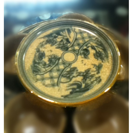 Bộ ấm chén Bát Tràng giả cổ AC02 Bộ ấm chén Bát Tràng giả cổ AC02