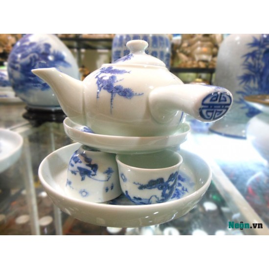 Bộ ấm chén chuôi Nhật AC06