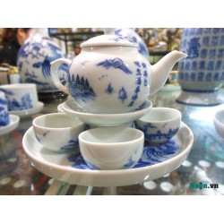 Bộ ấm chén sáu chén AC07 Bộ ấm chén sáu chén AC07