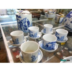 Bộ ấm tích trà xanh sáu chén AC08 Bộ ấm tích trà xanh sáu chén AC08