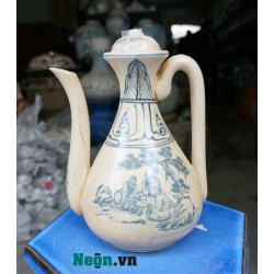 Nậm rượu giá rẻ men rạn giả cổ Bát Tràng NR01 Nậm rượu giá rẻ men rạn giả cổ Bát Tràng NR01