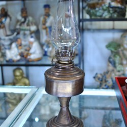 Đèn dầu đồng giả cổ DD07