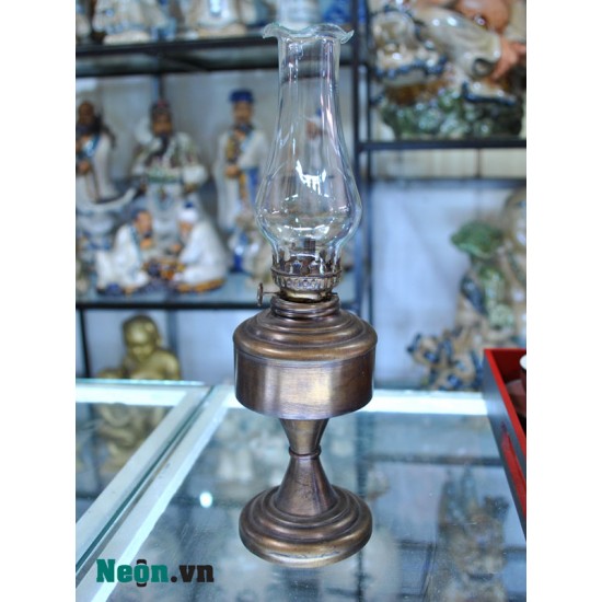 Đèn dầu đồng giả cổ DD07