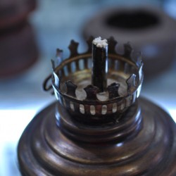 Đèn dầu đồng giả cổ DD07