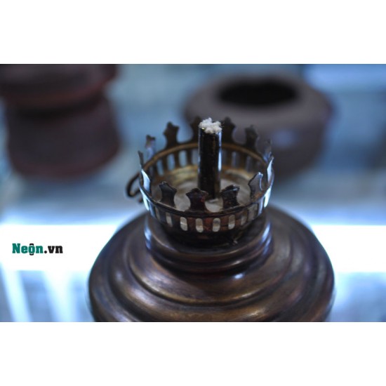 Đèn dầu đồng giả cổ DD07