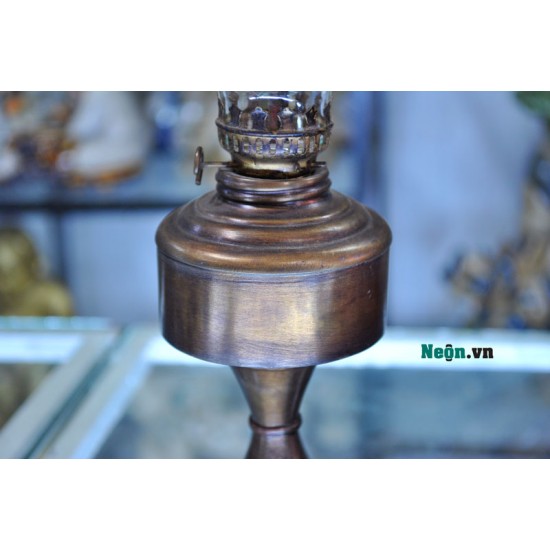 Đèn dầu đồng giả cổ DD07