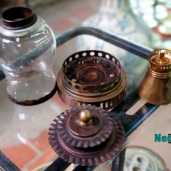 Đèn dầu giả cổ quả bưởi DD10