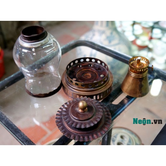 Đèn dầu giả cổ quả bưởi DD10