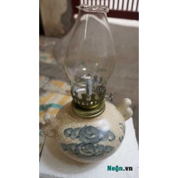 Đèn dầu thờ men rạn giả cổ mini DD15 Đèn dầu thờ men rạn giả cổ mini DD15