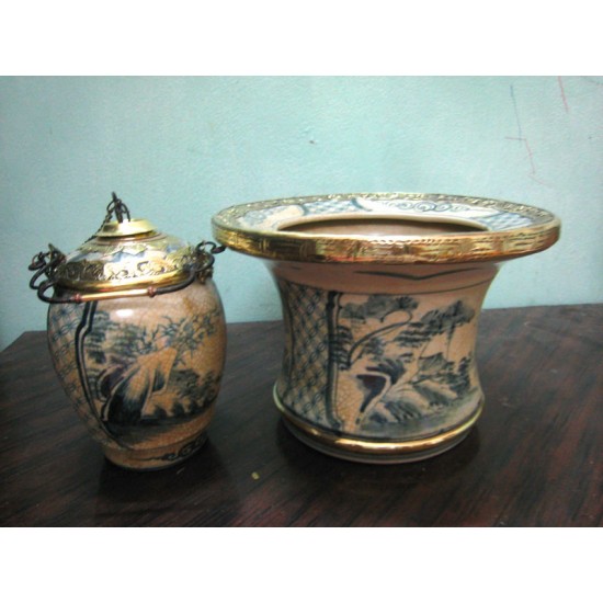 Điếu bát bô giả cổ bọc đồng DB02 Điếu bát bô giả cổ bọc đồng DB02