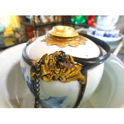 Điếu bát tô men chàm giả cổ DB10 Điếu bát tô men chàm giả cổ DB10