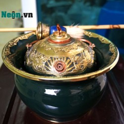 Điếu bát Chivas 21 xanh lục bát thắt DB27 Điếu bát Chivas 21 xanh lục bát thắt DB27