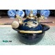 Điếu bát đẹp Chivas xanh lục họa tiết cá chép hóa rồng bằng đồng DB24 Điếu bát đẹp Chivas xanh lục họa tiết cá chép hóa rồng bằng đồng DB24