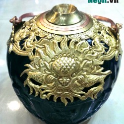 Điếu bát Chivas bọc đồng DB17