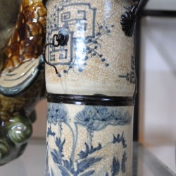 Điếu ống men rạn giả cổ cỡ trung