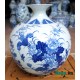 Bình hút tài lộc vẽ tam cảnh BL01