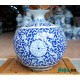 Bình hút tài lộc vẽ hoa cao 35cm BL02 Bình hút tài lộc vẽ hoa cao 35cm BL02