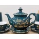 Bộ ấm trà đẹp vẽ vàng xanh cổ vịt Vinh Hoa Phú Quý AC85A-PK