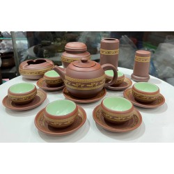 Bộ ấm chén tử sa Bát Tràng Âu Lạc AC87PK