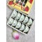 Bộ 10 bát ăn cơm Bát Tràng men kem vẽ hoa sen xanh BC02