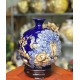 Bình hút lộc men xanh dương Công Thành Danh Toại BL37B