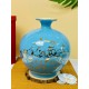 Bình hút lộc men xanh da trời vẽ vàng Mã Đáo Thành Công BL41D Bình hút lộc men xanh da trời vẽ vàng Mã Đáo Thành Công BL41D