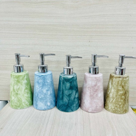 Bình xịt đựng xà phòng men vân đá dáng hình thang BX03