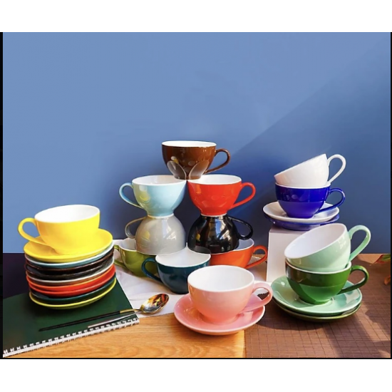 Bộ ly tách cafe capuchino các màu LT02