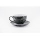 Bộ ly tách cafe capuchino các màu vân đá LT03