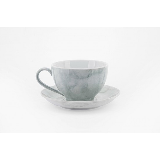 Bộ ly tách cafe capuchino các màu vân đá LT03