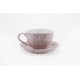 Bộ ly tách cafe capuchino các màu vân đá LT03