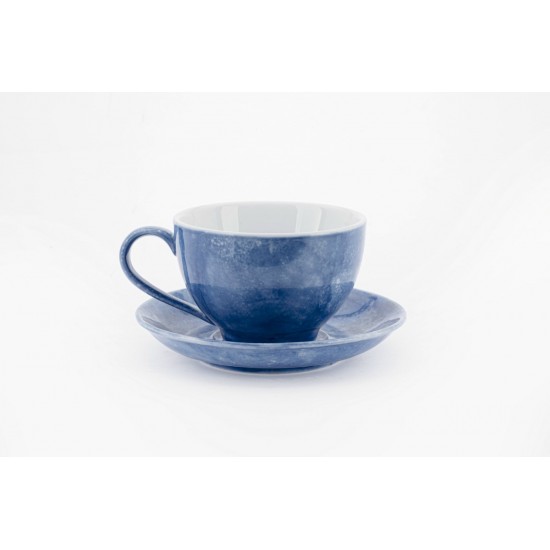Bộ ly tách cafe capuchino các màu vân đá LT03