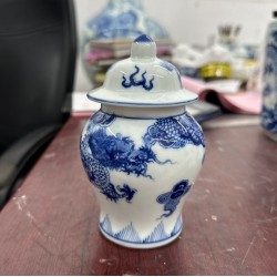 Chóe thờ men lam giả cổ hình rồng CHT02