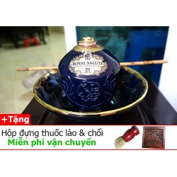 Điếu bát Chivas 21 xanh coban DB234 Điếu bát Chivas 21 xanh coban DB234
