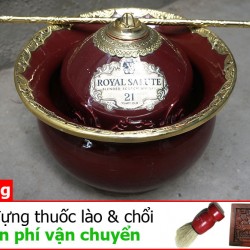 Điếu bát Chivas 21 đỏ mận bát thắt DB232