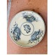 Bộ đồ thờ 3 bát hương men rạn vẽ sen Bát Tràng DT38B