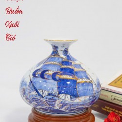 Giỏ tiền tích lộc vẽ vàng Thuận Buồm Xuôi Gió GT04 Giỏ tiền tích lộc vẽ vàng Thuận Buồm Xuôi Gió GT04
