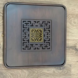 Khay trà đựng ấm chén hình vuông KT11 Khay trà đựng ấm chén hình vuông KT11