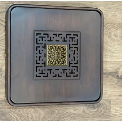 Khay trà đựng ấm chén hình vuông KT11 Khay trà đựng ấm chén hình vuông KT11