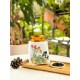 Bình đựng trà (hộp đựng chè) men trắng vẽ hoa sen LC06
