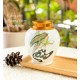 Bình đựng trà (hộp đựng chè) men trắng vẽ hoa sen LC06A Bình đựng trà (hộp đựng chè) men trắng vẽ hoa sen LC06A
