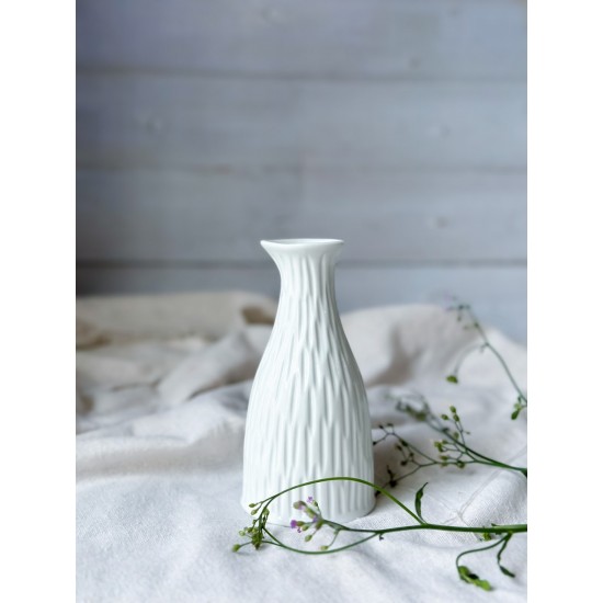 Bộ 3 chai cổ thắt men trắng LH13C