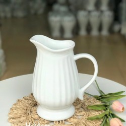 Lọ hoa dáng bình sữa mỏ vịt trắng LH024A Lọ hoa dáng bình sữa mỏ vịt trắng LH024A